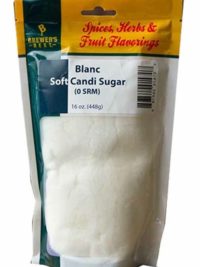 Blanc (White) Soft Candi Sugar (0 Srm) 1 lb Bag