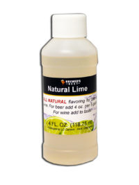 Natural Lime Flavoring Extract 4 oz