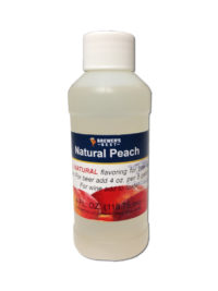Natural Peach Flavoring Extract 4 oz