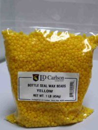 Yellow Bottle Seal Wax Beads 1 lb