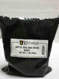 Black Bottle Seal Wax Beads 1 lb