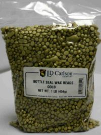 Gold Bottle Seal Wax Beads 1 lb