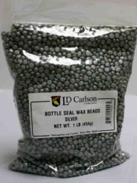 Silver Bottle Seal Wax Beads 1 lb