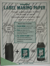 Green Label-Making Paper Pk/18