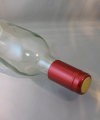 Metallic Solid Ruby Red Pvc Shrink Capsules