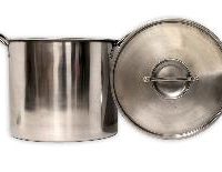 20 qt Stainless Steel Brewing Pot with Lid