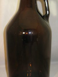 Amber 1/2 Gallon Glass Jug