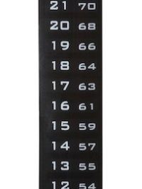 Dual Scale Liquid Crystal Thermometer