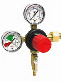 Primary Dual Gauge Regulator with 5/16" Barb