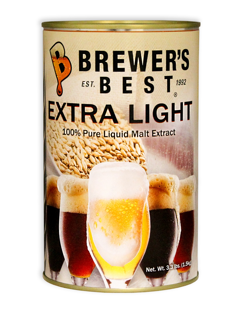 BREWERS BEST® EXTRA LIGHT LIQUID MALT EXTRACT 3.3 LB