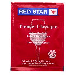 PREMIER CLASSIQUE RED STAR 5 GRAM WINE YEAST