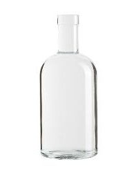 CLEAR 750ML RUM BOTTLE 21.5mm CK Finish)