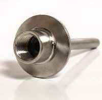 STAINLESS TRI-CLAMP THERMOWELL FITTING W/ 1/2" FPT & 4" PROBE