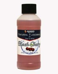 NATURAL BLACK CHERRY FLAVORING EXTRACT 4 oz