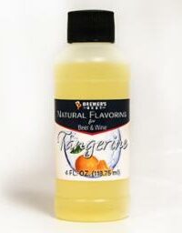 NATURAL TANGERINE FLAVORING EXTRACT 4 OZ