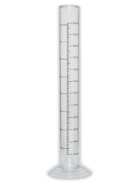12" PLASTIC HYDROMETER TEST JAR ONE-PIECE